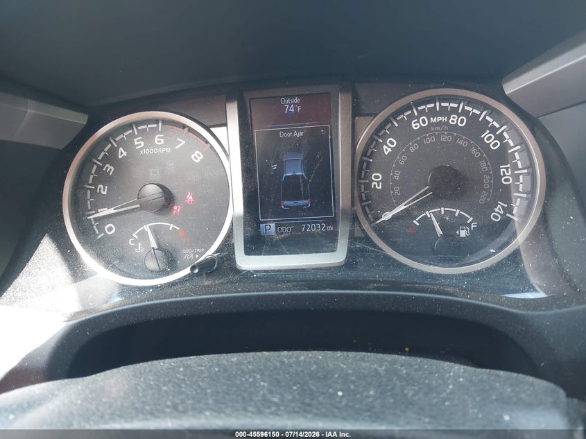 2017 Toyota Tacoma VIN 3TMCZ5AN7HM084577 IAAI salvage auction — FRONT END, Salvage (Virginia), sold $8,500 on 2026-07-27 (photo 7)