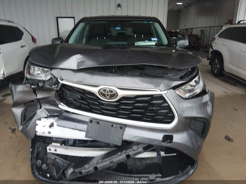 2020 Toyota Highlander VIN 5TDCZRBH0LS006313 IAAI salvage auction — FRONT END, Salvage (Texas), sold $3,550 on 2026-07-24 (photo 6)
