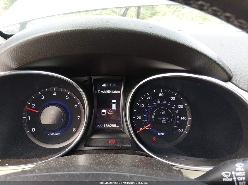 2014 Hyundai Santa fe VIN 5XYZUDLA9EG150603 IAAI salvage auction — FRONT & REAR, Salvage (Connecticut), sold $1,150 on 2026-07-30 (photo 7)