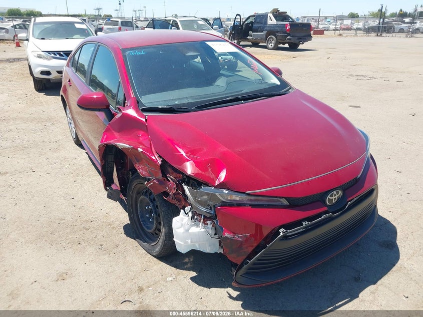 2025 Toyota Corolla VIN 5YFB4MDE6SP257635 IAAI salvage auction — RIGHT FRONT, Salvage Title, sold $4,700 on 2026-07-15 (photo 1)