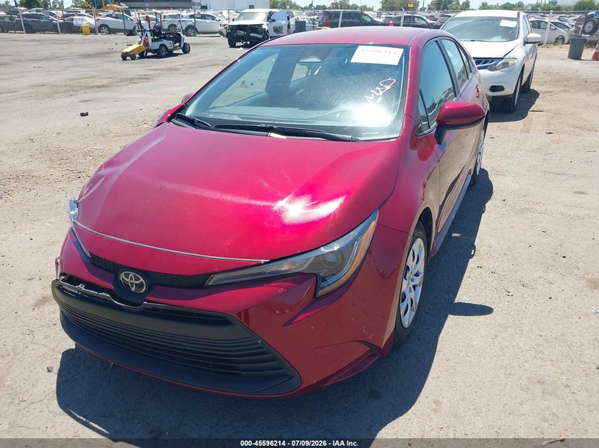 2025 Toyota Corolla VIN 5YFB4MDE6SP257635 IAAI salvage auction — RIGHT FRONT, Salvage Title, sold $4,700 on 2026-07-15 (photo 2)