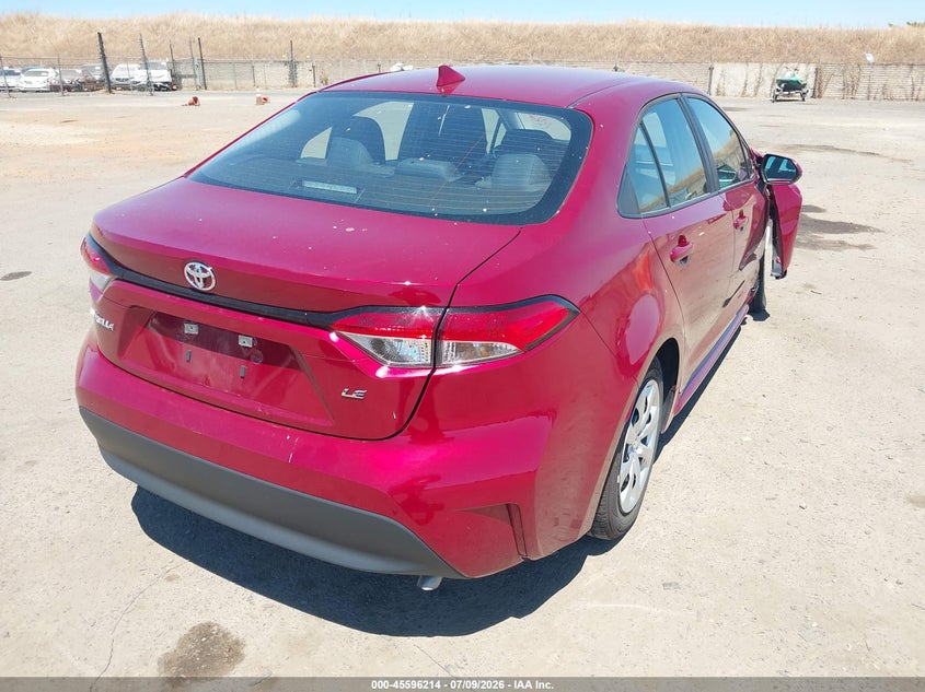 2025 Toyota Corolla VIN 5YFB4MDE6SP257635 IAAI salvage auction — RIGHT FRONT, Salvage Title, sold $4,700 on 2026-07-15 (photo 4)