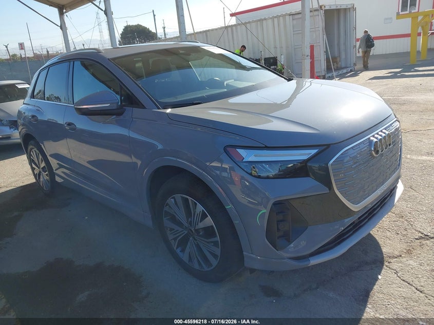 2023 Audi Q4 e-tron VIN WA1ACBFZ7PP057708 — IAAI salvage auction photo