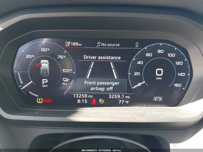 2023 Audi Q4 e-tron VIN WA1ACBFZ7PP057708 IAAI salvage auction — REAR END, Salvage Title, sold $14,400 on 2026-09-06 (photo 7)