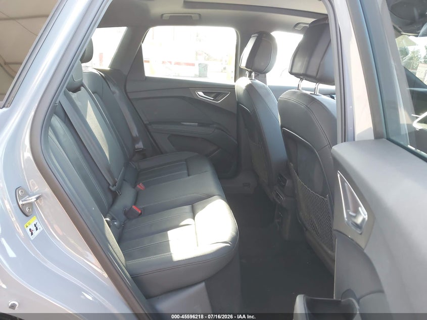 2023 Audi Q4 e-tron VIN WA1ACBFZ7PP057708 IAAI salvage auction — REAR END, Salvage Title, sold $14,400 on 2026-09-06 (photo 8)