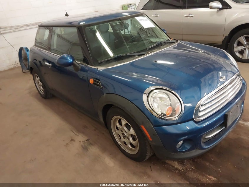 2012 Mini Cooper VIN WMWSU3C51CT367205 IAAI salvage auction — HAIL, Prior Salvage (Minnesota), sold $1,150 on 2026-08-26 (photo 1)