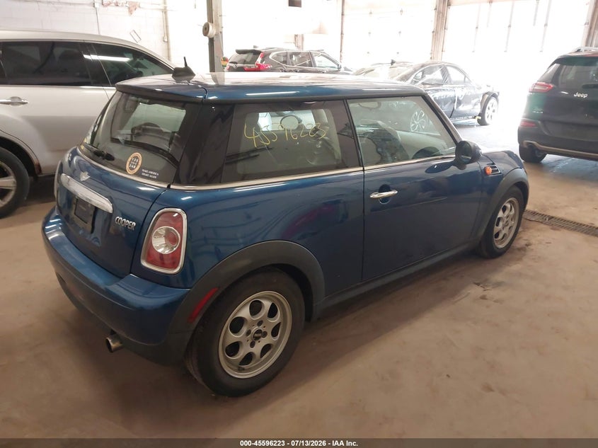 2012 Mini Cooper VIN WMWSU3C51CT367205 IAAI salvage auction — HAIL, Prior Salvage (Minnesota), sold $1,150 on 2026-08-26 (photo 4)