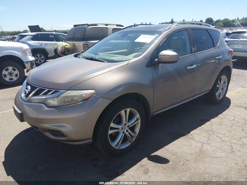 2011 Nissan Murano VIN JN8AZ1MW5BW161172 IAAI salvage auction — NORMAL WEAR, Clear-Dealer Only (Oregon), sold $375 on 2026-07-23 (photo 2)