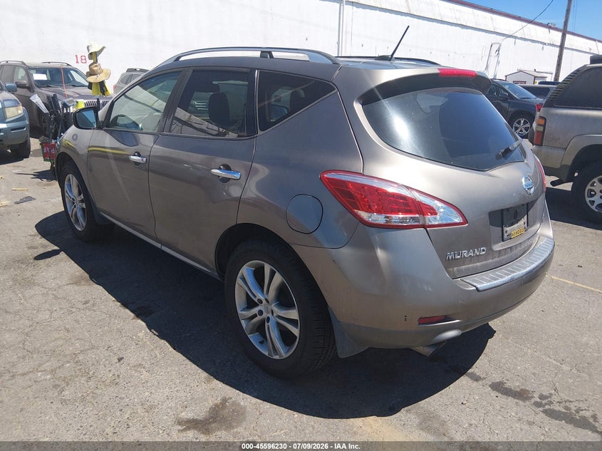 2011 Nissan Murano VIN JN8AZ1MW5BW161172 IAAI salvage auction — NORMAL WEAR, Clear-Dealer Only (Oregon), sold $375 on 2026-07-23 (photo 3)