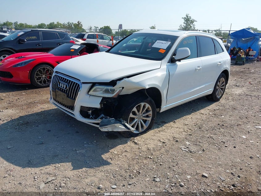 2016 Audi Q5 VIN WA1C2AFPXGA024225 IAAI salvage auction — LEFT FRONT, Salvage Title, sold $2,750 on 2026-07-23 (photo 2)