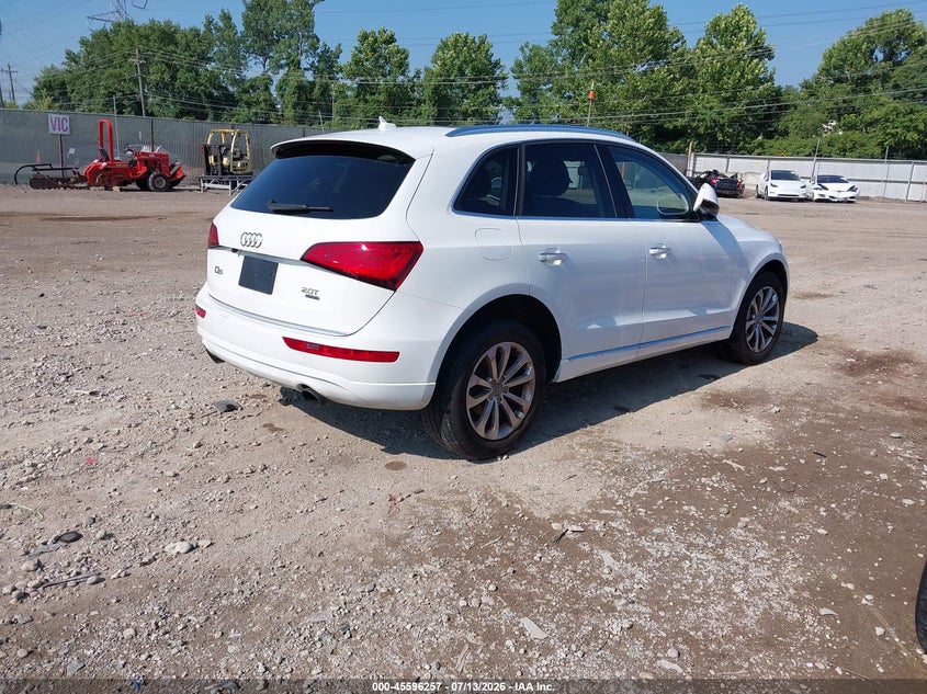 2016 Audi Q5 VIN WA1C2AFPXGA024225 IAAI salvage auction — LEFT FRONT, Salvage Title, sold $2,750 on 2026-07-23 (photo 4)