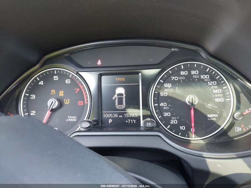 2016 Audi Q5 VIN WA1C2AFPXGA024225 IAAI salvage auction — LEFT FRONT, Salvage Title, sold $2,750 on 2026-07-23 (photo 7)