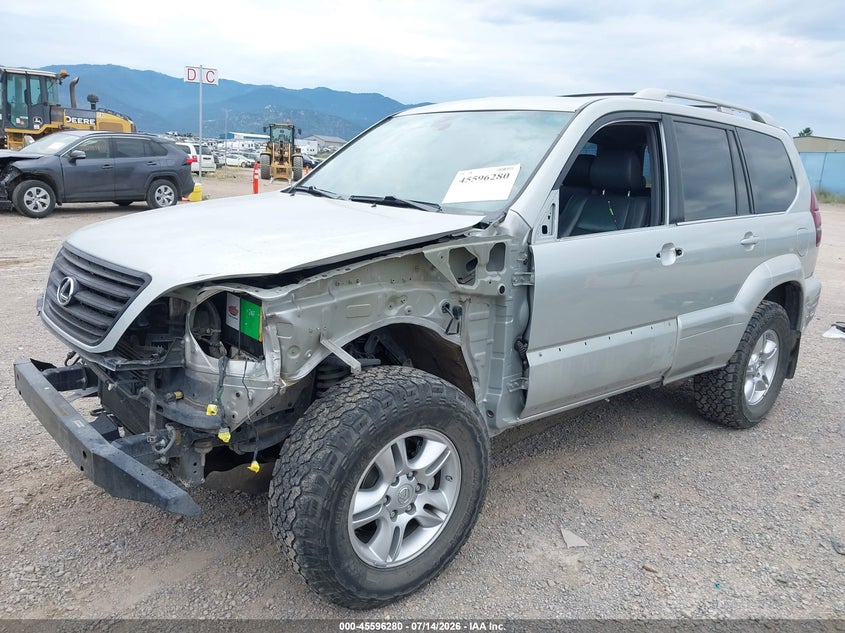 2004 Lexus Gx 470 VIN JTJBT20X240035537 IAAI salvage auction — LEFT FRONT, Clear (Montana), sold $3,650 on 2026-08-02 (photo 2)