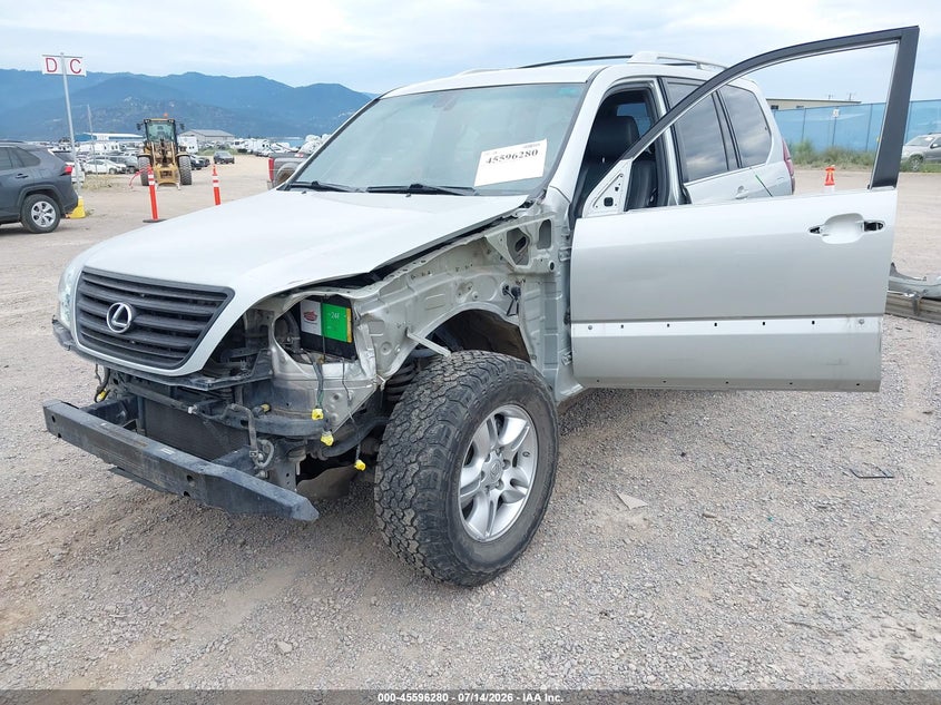 2004 Lexus Gx 470 VIN JTJBT20X240035537 IAAI salvage auction — LEFT FRONT, Clear (Montana), sold $3,650 on 2026-08-02 (photo 6)