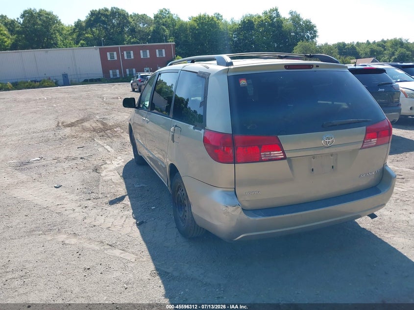 2004 Toyota Sienna VIN 5TDZA23C54S078346 IAAI salvage auction — NORMAL WEAR, Clear (Massachusetts), sold $25 on 2026-07-21 (photo 3)