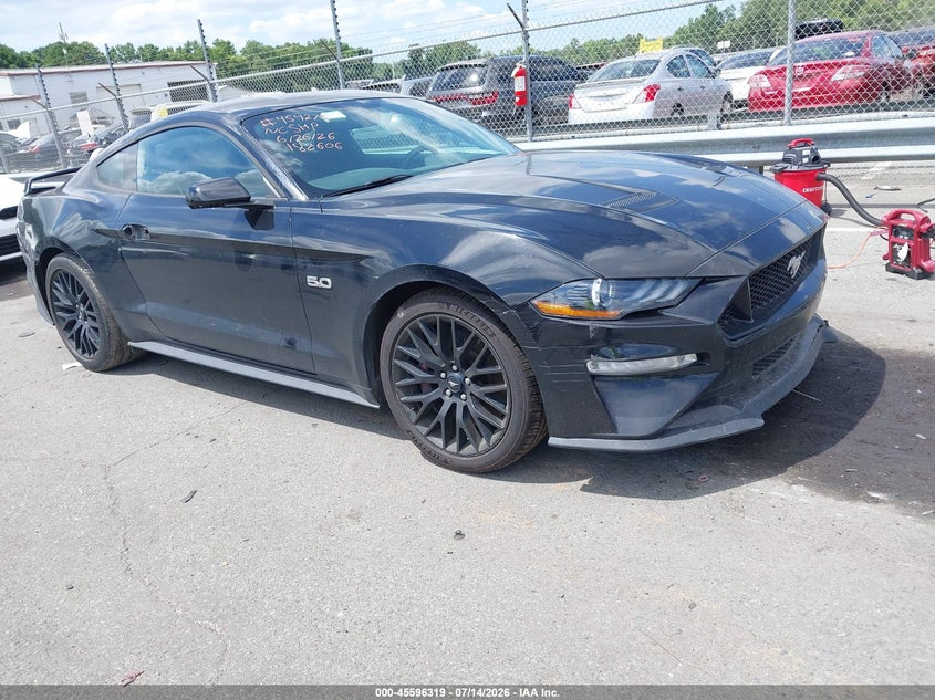 2018 Ford Mustang VIN 1FA6P8CF2J5182606 IAAI salvage auction — REAR END, Salvage Title, sold $8,300 on 2026-07-31 (photo 1)
