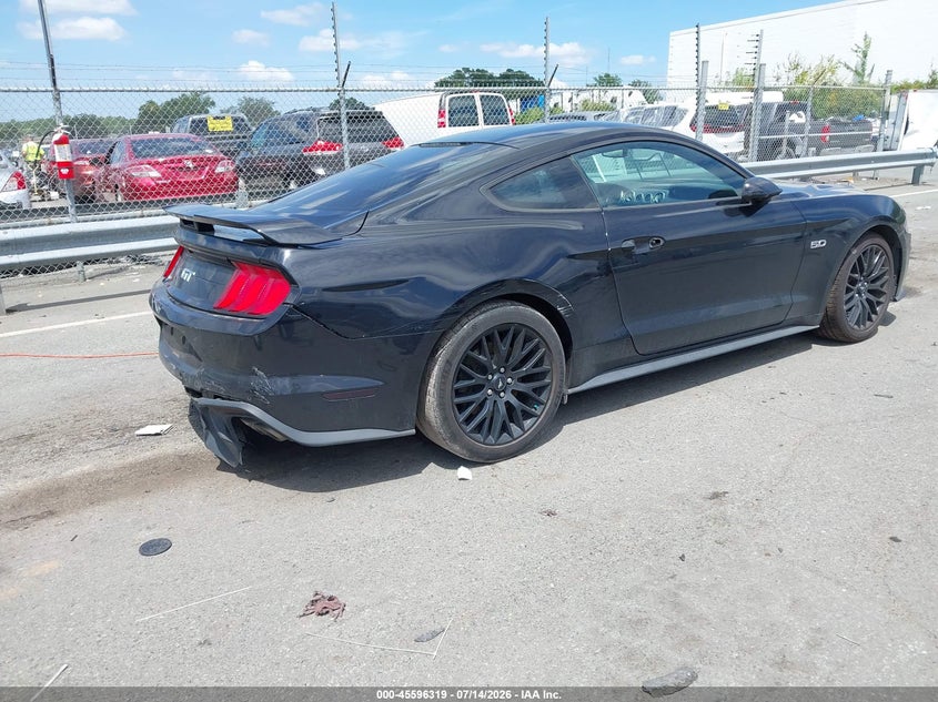 2018 Ford Mustang VIN 1FA6P8CF2J5182606 IAAI salvage auction — REAR END, Salvage Title, sold $8,300 on 2026-07-31 (photo 4)