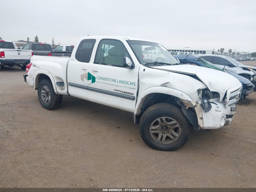 2003 Toyota Tundra VIN 5TBRT34133S400602 IAAI salvage auction — UNDERCARRIAGE, Salvage (California), sold $750 on 2026-08-01 (photo 1)