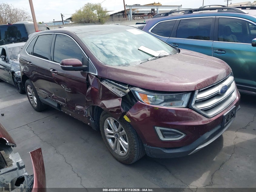 2017 Ford Edge VIN 2FMPK3J91HBC09874 IAAI salvage auction — RIGHT SIDE, Salvage Title, sold $2,200 on 2026-07-25 (photo 1)