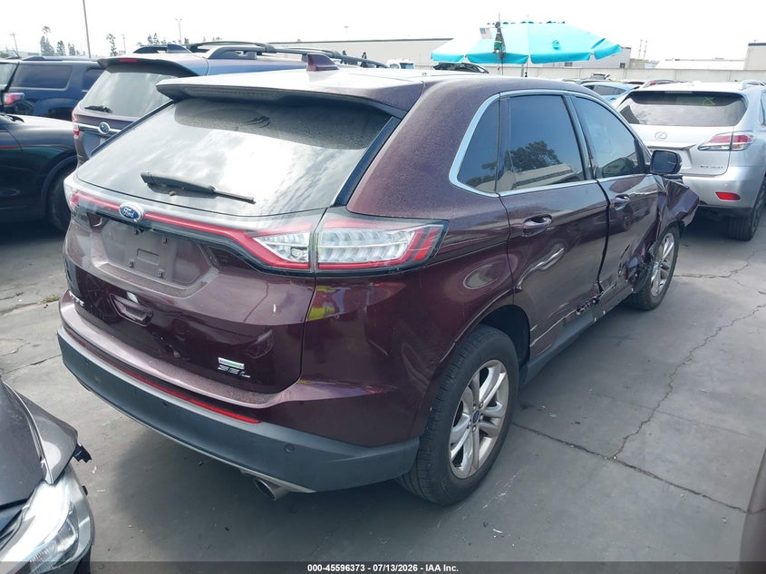 2017 Ford Edge VIN 2FMPK3J91HBC09874 IAAI salvage auction — RIGHT SIDE, Salvage Title, sold $2,200 on 2026-07-25 (photo 4)