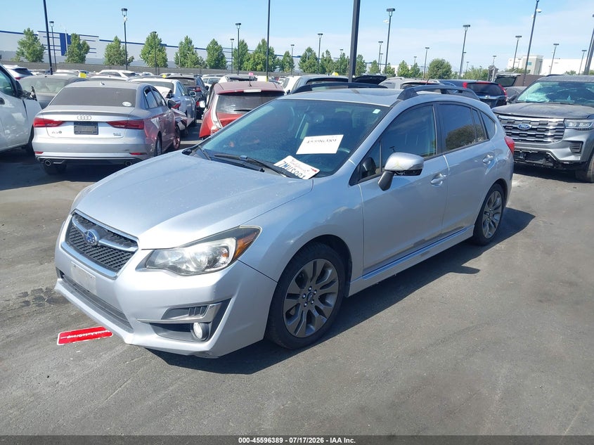 2015 Subaru Impreza VIN JF1GPAU66FH302889 IAAI salvage auction — RIGHT SIDE, Salvage Title, sold $1,500 on 2026-07-31 (photo 2)
