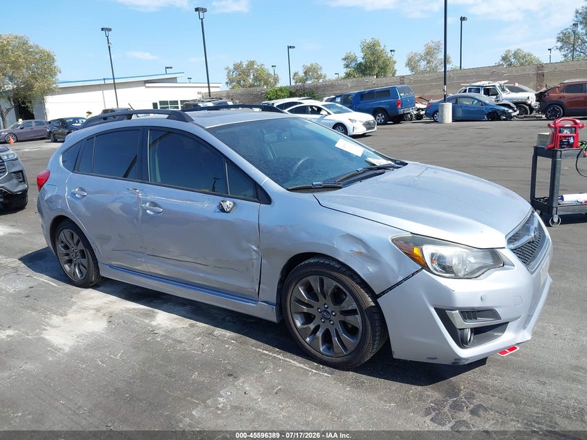 2015 Subaru Impreza VIN JF1GPAU66FH302889 IAAI salvage auction — RIGHT SIDE, Salvage Title, sold $1,500 on 2026-07-31 (photo 6)