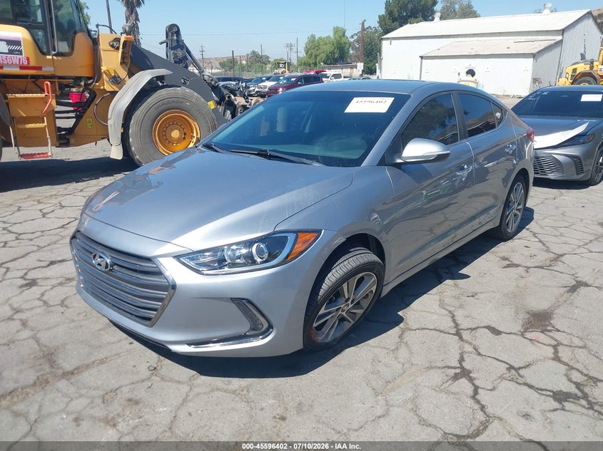 2017 Hyundai Elantra VIN 5NPD84LF7HH087735 IAAI salvage auction — TRANSMISSION, Salvage (California), sold $1,950 on 2026-07-18 (photo 2)