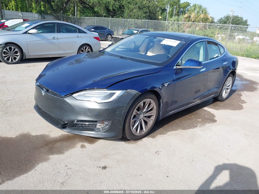 2018 Tesla Model s VIN 5YJSA1E22JF245245 IAAI salvage auction — NORMAL WEAR, Salvage (Florida), sold $3,250 on 2026-07-29 (photo 2)