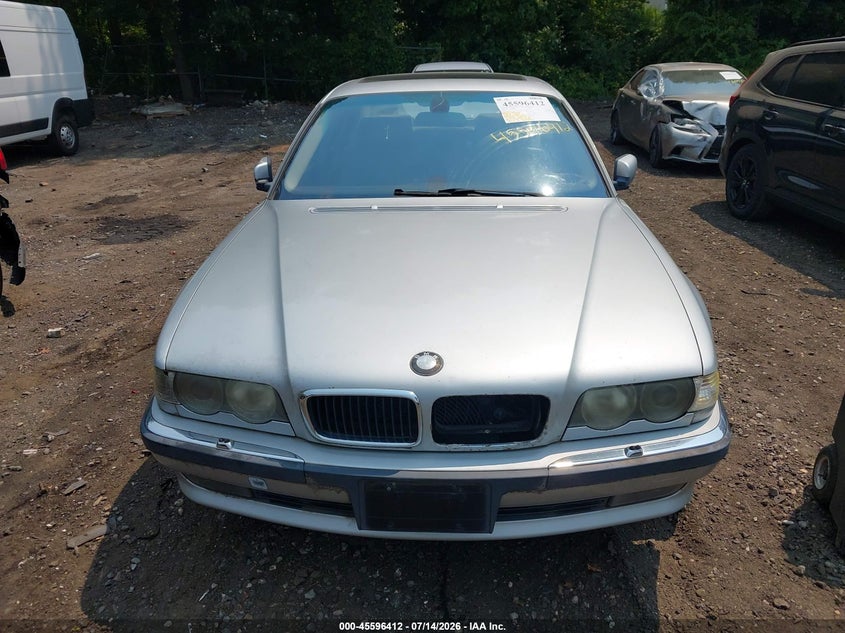 2001 BMW 7 series VIN WBAGH83471DP32637 IAAI salvage auction — NORMAL WEAR, Clear (New York), sold $625 on 2026-07-28 (photo 6)