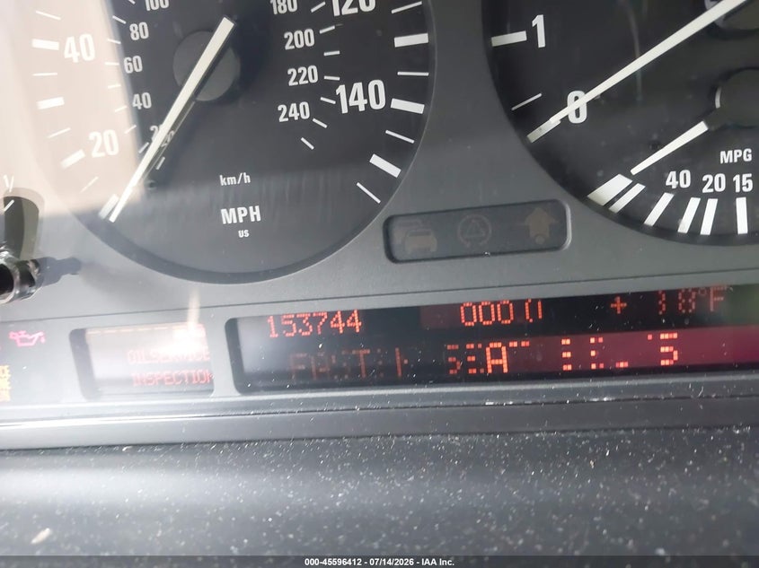 2001 BMW 7 series VIN WBAGH83471DP32637 IAAI salvage auction — NORMAL WEAR, Clear (New York), sold $625 on 2026-07-28 (photo 7)