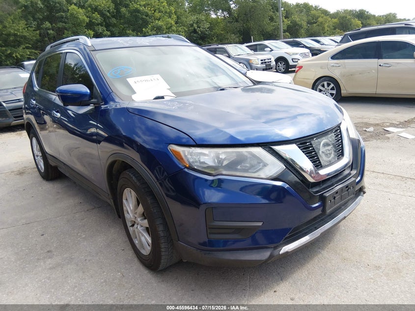 2017 Nissan Rogue VIN KNMAT2MT9HP575468 IAAI salvage auction — ALL OVER, Original (Texas), sold $1,875 on 2026-07-27 (photo 1)