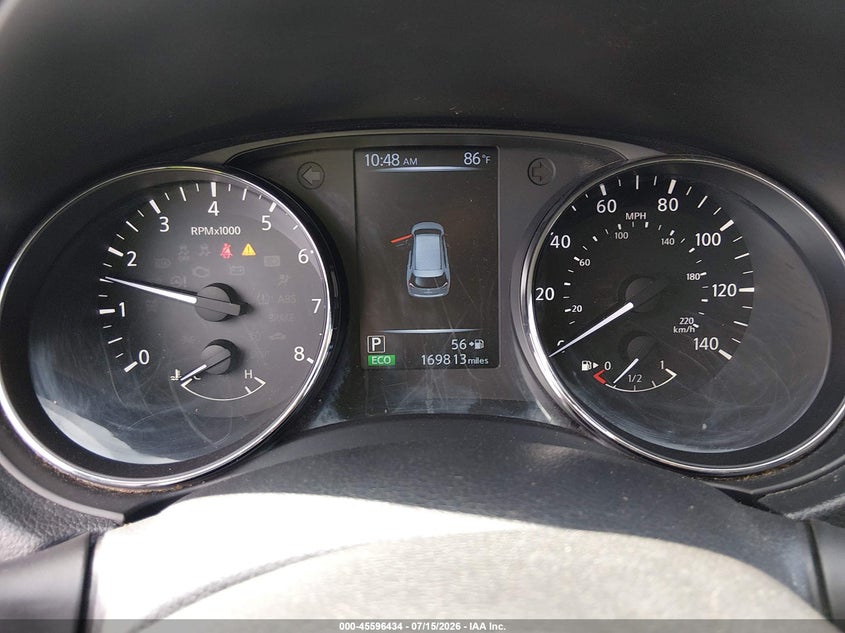 2017 Nissan Rogue VIN KNMAT2MT9HP575468 IAAI salvage auction — ALL OVER, Original (Texas), sold $1,875 on 2026-07-27 (photo 7)