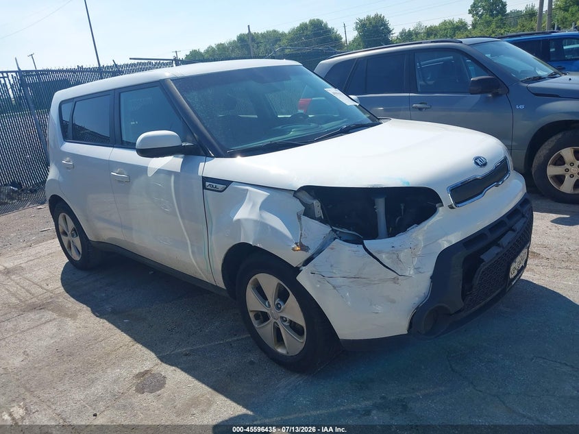 2015 Kia Soul VIN KNDJN2A27F7206224 IAAI salvage auction — RIGHT FRONT, Salvage (Ohio), sold $50 on 2026-07-28 (photo 1)