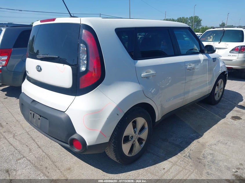 2015 Kia Soul VIN KNDJN2A27F7206224 IAAI salvage auction — RIGHT FRONT, Salvage (Ohio), sold $50 on 2026-07-28 (photo 4)