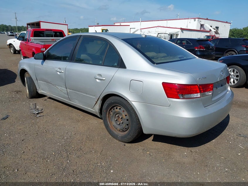 2008 Hyundai Sonata VIN 5NPET46C48H345956 IAAI salvage auction — NORMAL WEAR, Clear (Maryland), sold $25 on 2026-07-22 (photo 3)