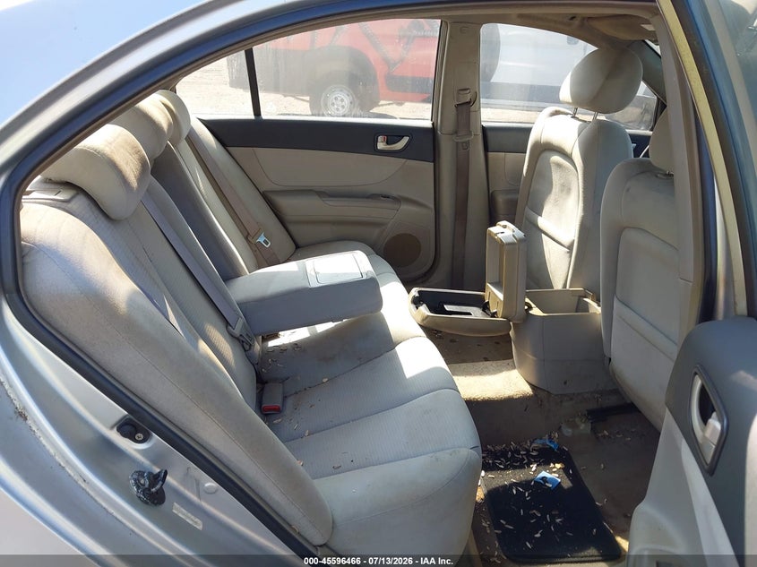 2008 Hyundai Sonata VIN 5NPET46C48H345956 IAAI salvage auction — NORMAL WEAR, Clear (Maryland), sold $25 on 2026-07-22 (photo 8)
