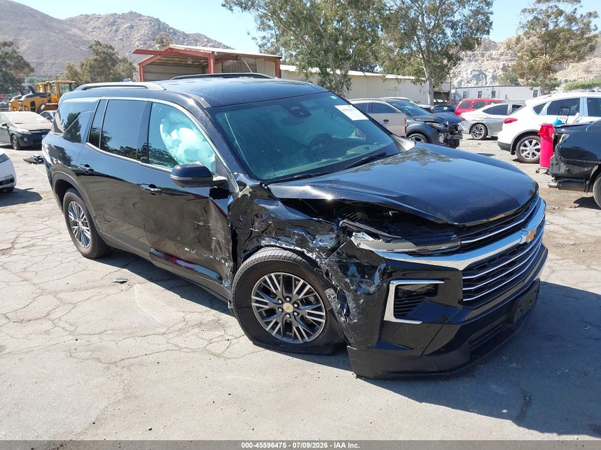 2025 Chevrolet Traverse VIN 1GNERGRS2SJ249316 IAAI salvage auction — TRANSMISSION, Salvage (California), sold $8,600 on 2026-07-29 (photo 1)