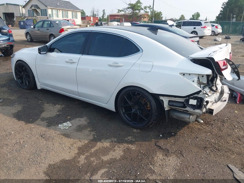 2015 Acura Tlx VIN 19UUB2F58FA024366 IAAI salvage auction — REAR END, Salvage (Virginia), sold $3,000 on 2026-07-31 (photo 3)