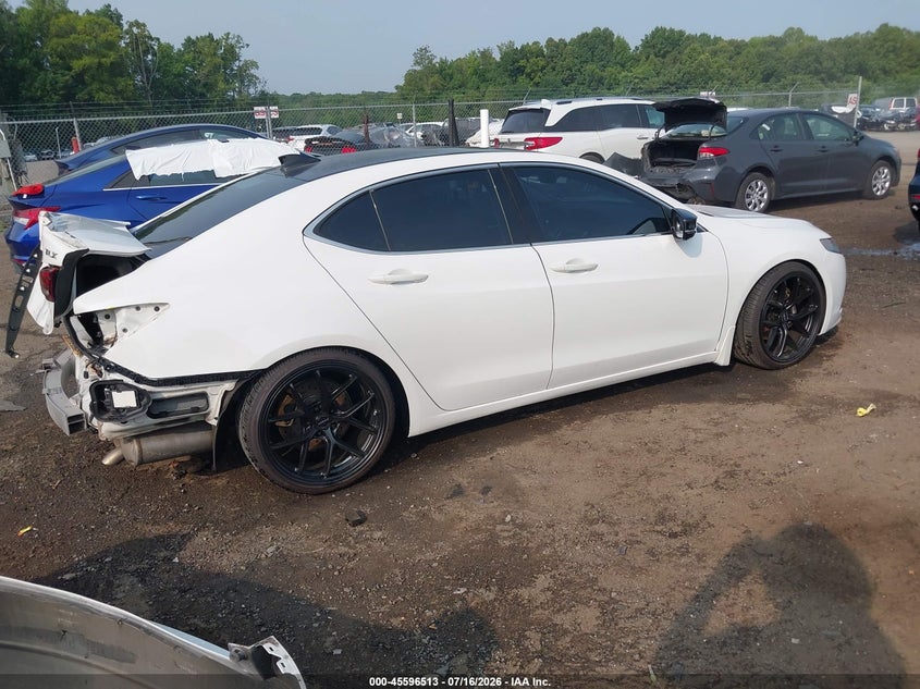 2015 Acura Tlx VIN 19UUB2F58FA024366 IAAI salvage auction — REAR END, Salvage (Virginia), sold $3,000 on 2026-07-31 (photo 4)