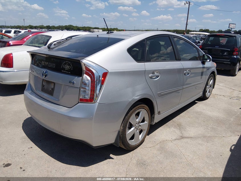 2012 Toyota Prius VIN JTDKN3DU8C1480800 IAAI salvage auction — NORMAL WEAR, Original (Texas), sold $3,350 on 2026-07-29 (photo 4)