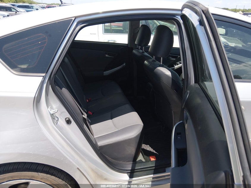 2012 Toyota Prius VIN JTDKN3DU8C1480800 IAAI salvage auction — NORMAL WEAR, Original (Texas), sold $3,350 on 2026-07-29 (photo 8)