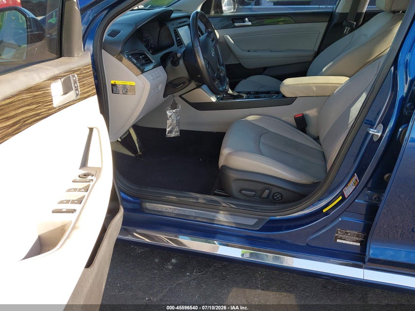 2016 Hyundai Sonata VIN 5NPE34AF8GH346365 IAAI salvage auction — REAR END, Salvage Title, sold $2,475 on 2026-07-31 (photo 5)