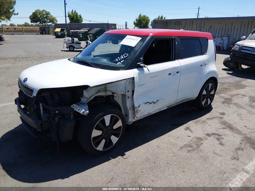2016 Kia Soul VIN KNDJP3A5XG7318981 IAAI salvage auction — FRONT END, Salvage (California), sold $800 on 2026-07-29 (photo 2)