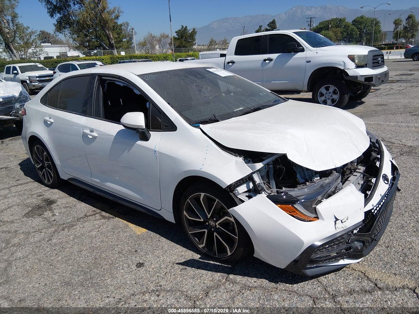 2022 Toyota Corolla VIN JTDS4MCE0N3512066 IAAI salvage auction — FRONT END, Salvage Title, sold $3,900 on 2026-08-01 (photo 1)