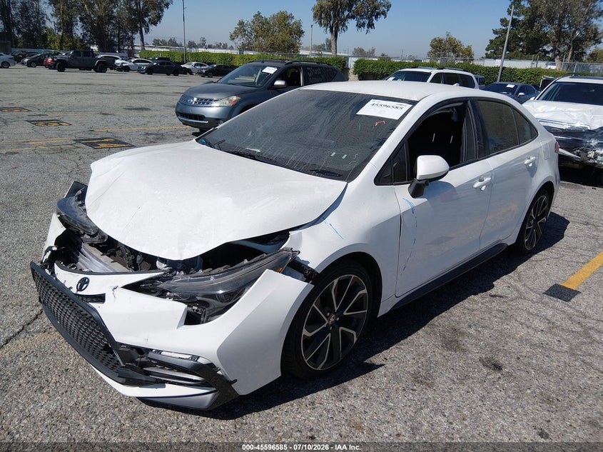 2022 Toyota Corolla VIN JTDS4MCE0N3512066 IAAI salvage auction — FRONT END, Salvage Title, sold $3,900 on 2026-08-01 (photo 2)