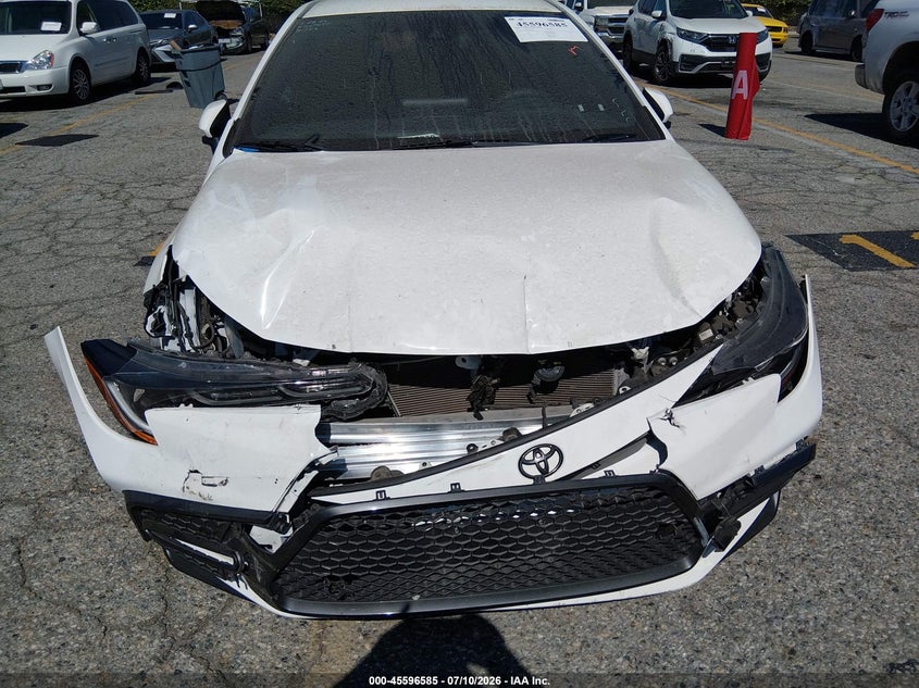 2022 Toyota Corolla VIN JTDS4MCE0N3512066 IAAI salvage auction — FRONT END, Salvage Title, sold $3,900 on 2026-08-01 (photo 6)