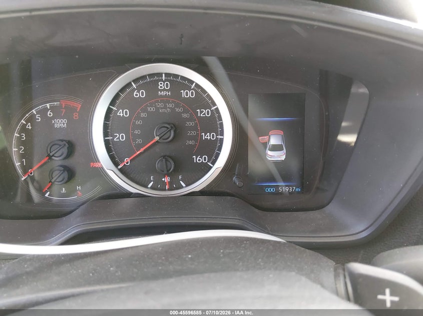 2022 Toyota Corolla VIN JTDS4MCE0N3512066 IAAI salvage auction — FRONT END, Salvage Title, sold $3,900 on 2026-08-01 (photo 7)