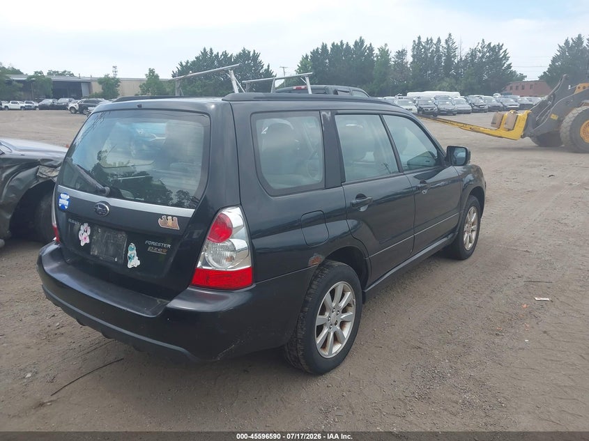 2008 Subaru Forester VIN JF1SG65628H716177 IAAI salvage auction — LEFT REAR, Salvage (Idaho), sold $25 on 2026-07-28 (photo 4)