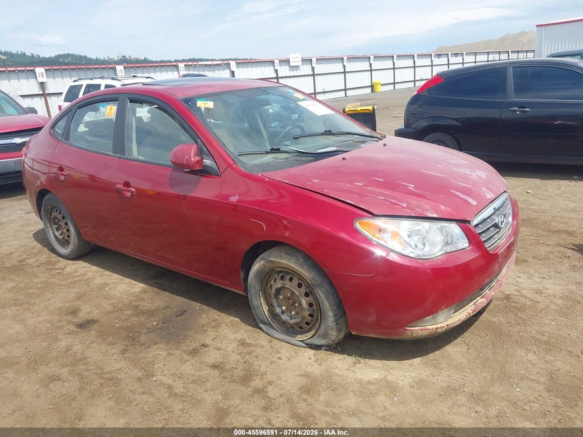 2007 Hyundai Elantra VIN KMHDU46D57U171817 IAAI salvage auction — NORMAL WEAR, Clear (Idaho), sold $100 on 2026-08-01 (photo 1)