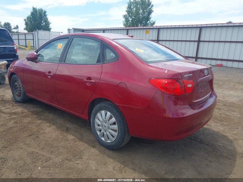 2007 Hyundai Elantra VIN KMHDU46D57U171817 IAAI salvage auction — NORMAL WEAR, Clear (Idaho), sold $100 on 2026-08-01 (photo 3)